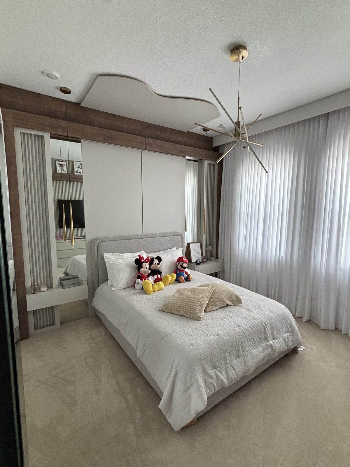 Custom Headboard Wall Bedroom